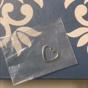 Heart shaped tragus piercing earring